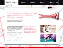 Tablet Screenshot of calcelinea.com